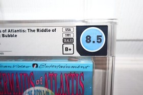 WATA 8.5 - B+ SEALED - Mermaids Of Atlantis Riddle Magic Bubble - NES Nintendo