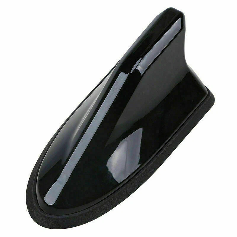 Cubierta de techo de coche aleta de tiburón antena FM/AM antena señal de radio aérea decoración universal Foto 4 de 4