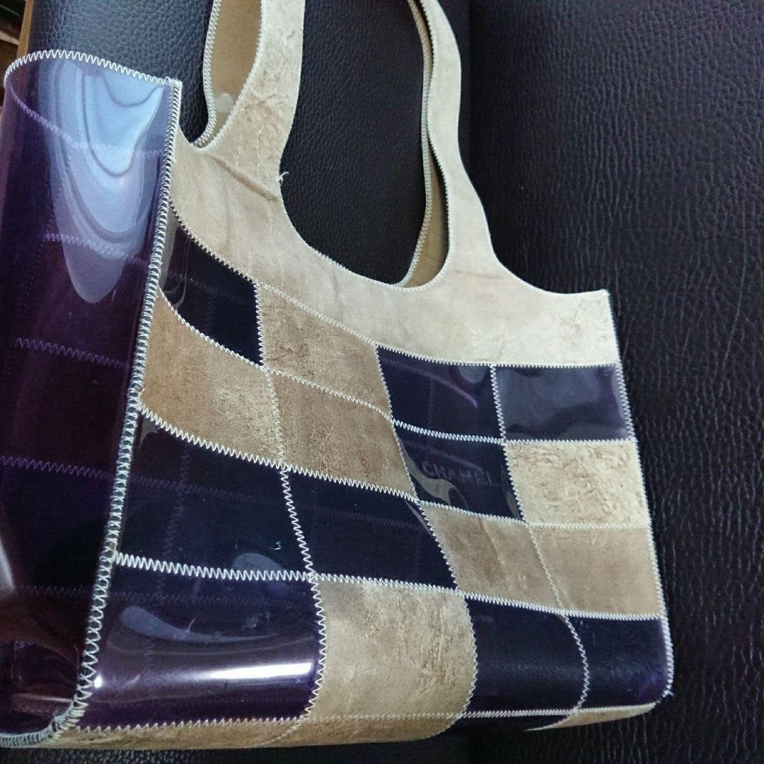 Vintage CHANEL Large Capacity Patchwork Tote Bag … - image 1