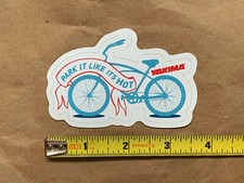 Yakima sticker decal, genuine, original, bicycle, 3.75" x 2.5", NEW