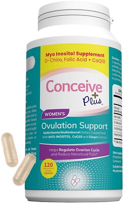 CONCEIVE PLUS Ovulation Support Supplement | Myo-Inositol & D-Chiro Inositol ...