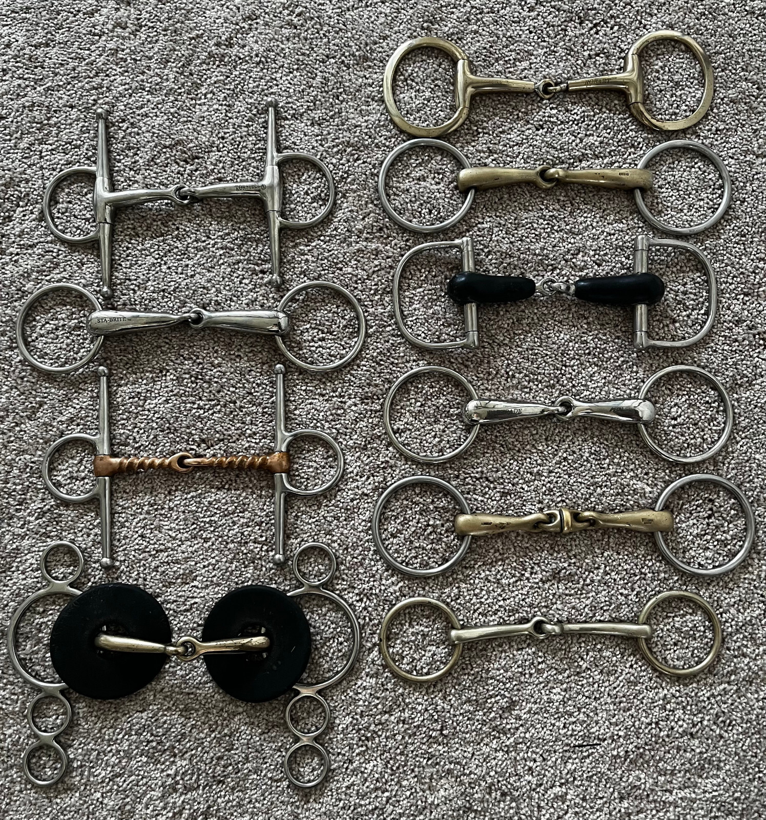 Collection of Sprenger, Korsteel Dressage and Jumper Horse Bits eBay