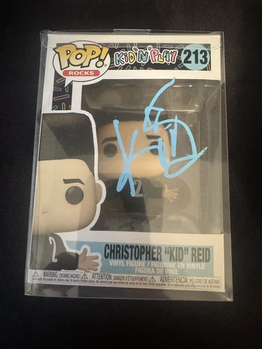 Christopher Kid Reid SIGNED AUTOGRAPHED Funko Pop #213 Kid N Play House Party