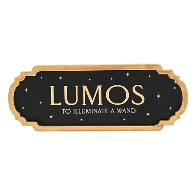 Harry Potter Alumni Lumos Spell Sign UK