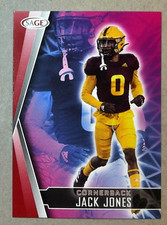 2022 SAGE Red Jack Jones Rookie RC #22 Arizona State Raiders