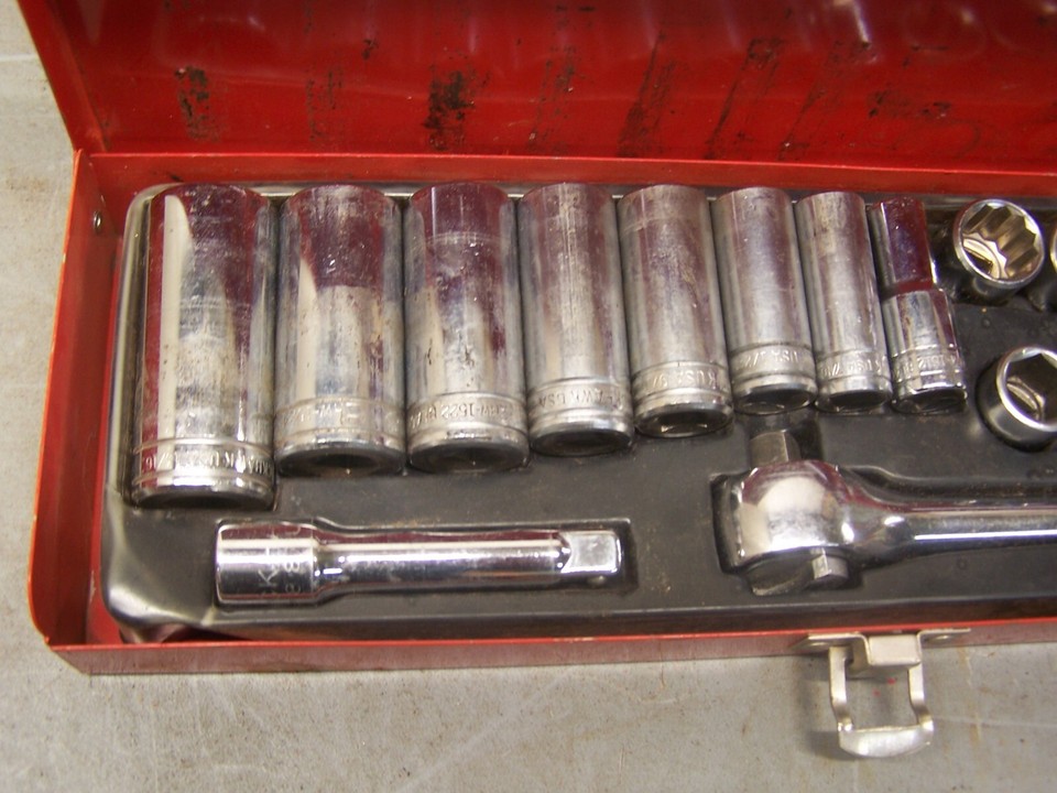 vintage blackhawk tool set 3/8