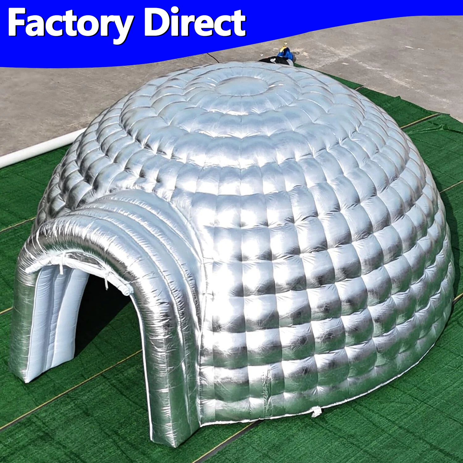 Portable LED Inflatable Igloo Dome Tent for Party Wedding Event Outdoor Camping