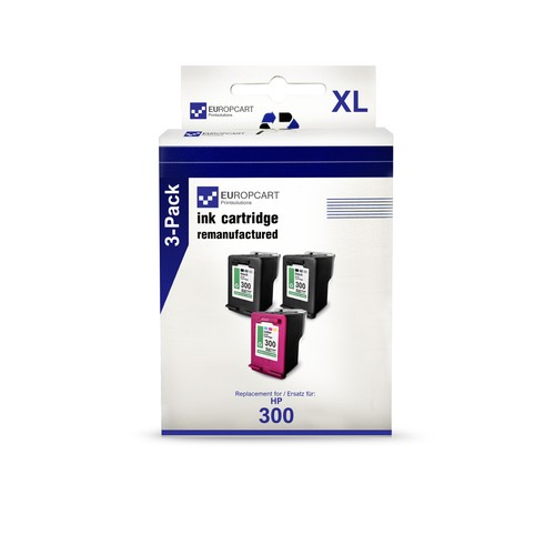3x Europcart Patrone 2+1 f�r HP Photosmart C-4683 C-4690 C-4680 C-4640 C-4795