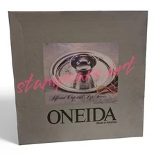 Oneida Jefferson Chip and Dip Server 12.5" Silverplate with Box