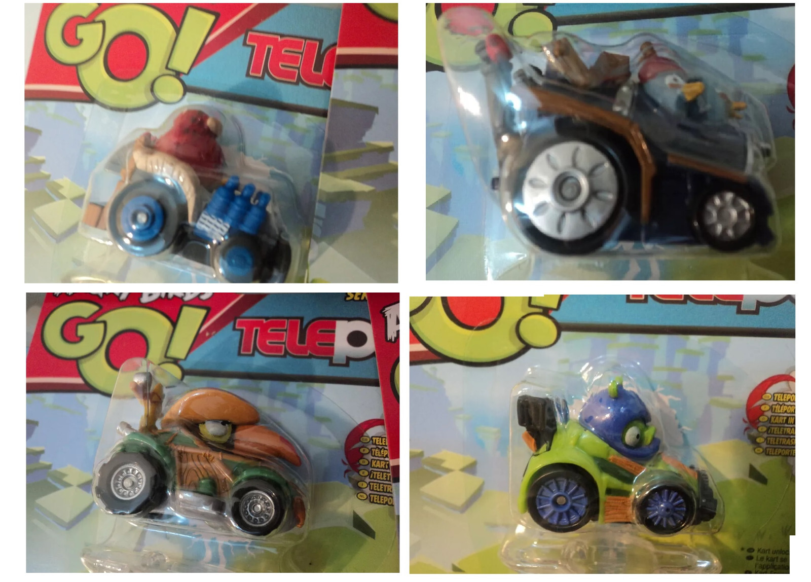 Angry Birds GO! Telepods Series 2 Mini Action Figures - Set of X4 Characters