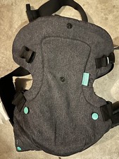 Infantino Flip 4-in-1 Convertible Baby Carrier Dark Grey 4 Ways To Carry 8-32 Lb