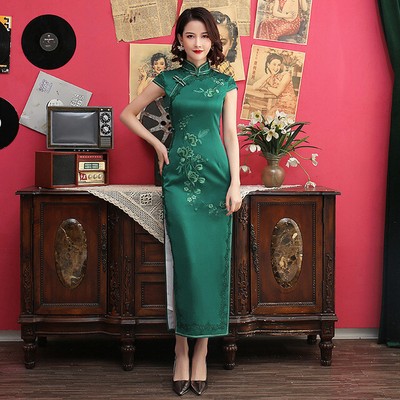 embroidered cheongsam