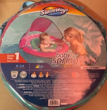    SwimWays Baby Spring Water Float - Pink,   9-24months