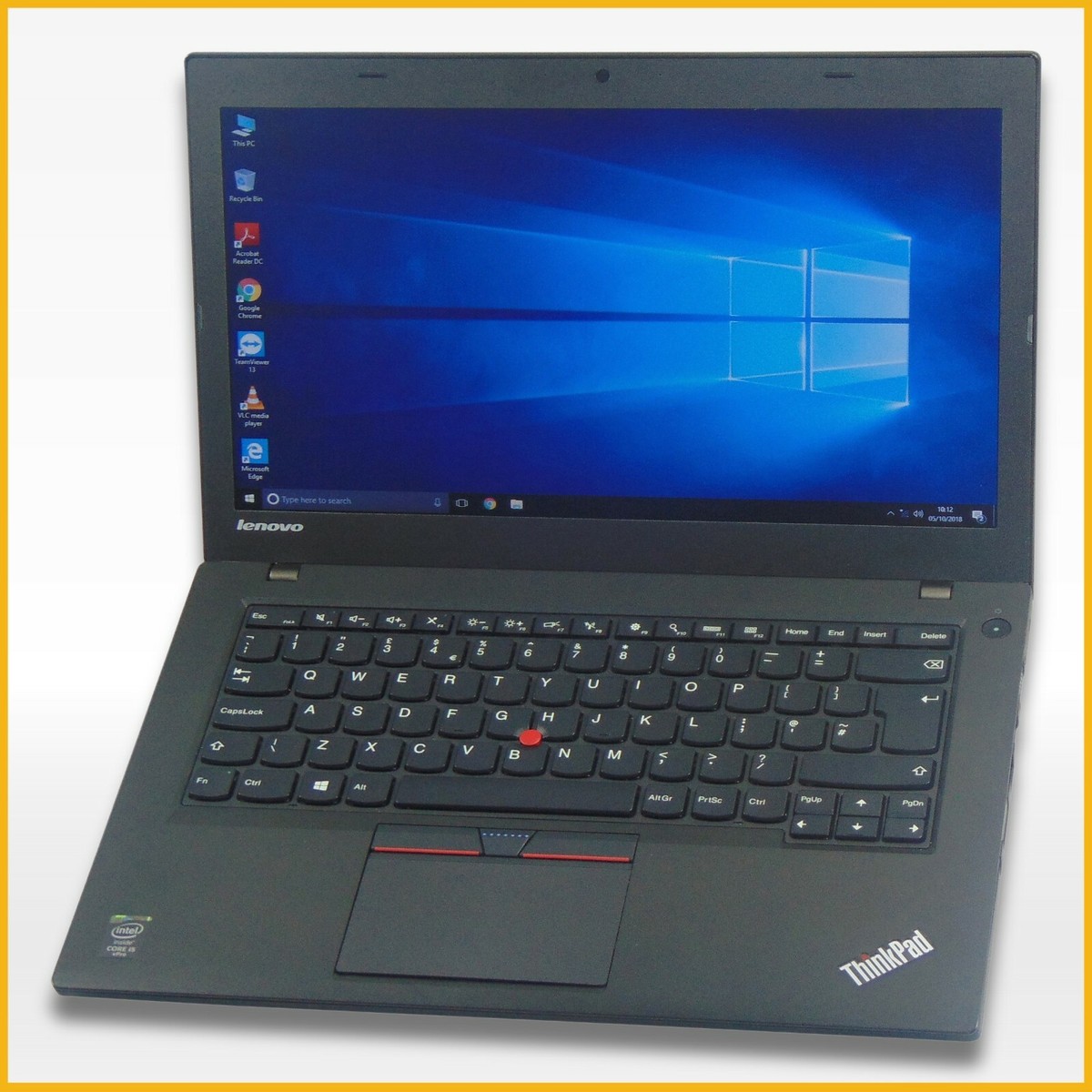 Lenovo Thinkpad T450 i5-5200U 4GB Ram 500GB HDD Windows 11 Webcam  Laptop