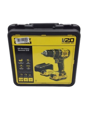 Stanley FatMax Akku-Schlagbohrschrauber 18V 2-Gang, 80 Nm, mit 2 Akku+Ladegerät
