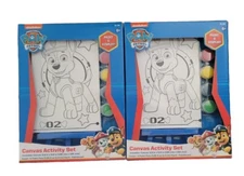 Paw Patrol Canvas Activity Set Chase Paint & Display Childrens Painting New