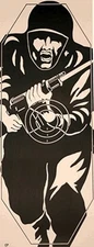 CP - Combat Pistol Target, 17.5" x 45", Tagboard; or Optional Center, 9" x 11"