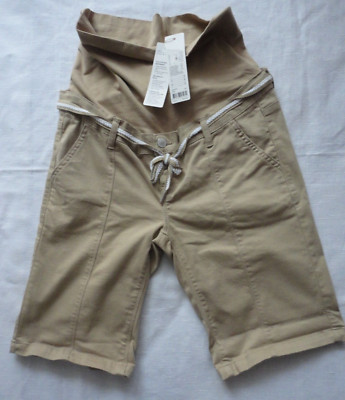 ESPRIT Umstandsjeans Umstandshose Sommerhose Kurze Hose Gr.34 NP 59,99   Beige