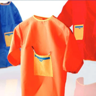 CREALL Malkittel Bastel Schürze Malschürze Kinder Schürze Langarm S M L XXL