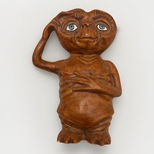 Vintage Hand-painted Ceramic Statue of E.T. T...
