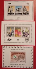 Vintage Belgium Stamps. 1960's. Lot Of 3 Mini Sheets. Good Condition. 