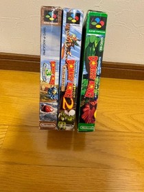 Donkey Kong Series NES Famicom 3 Games with Manuals Strategy Guide Boxed Set
