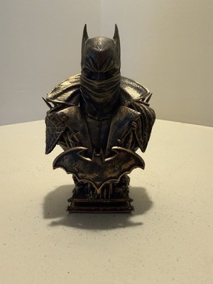 DC Comics Batman 3D Printed Bust Statue Hand painted