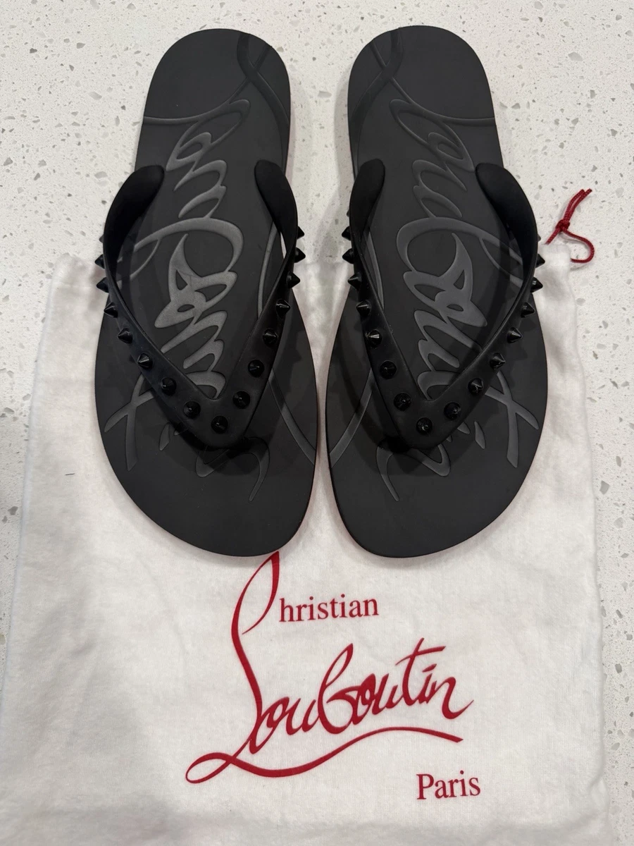 Christian Louboutin Black Sandals for Men for sale - eBay