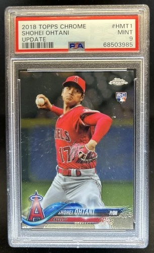 2018 Topps Chrome Update Shohei Ohtani RC Rookie #HMT1 Angels PSA 9
