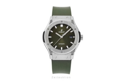 Hublot Classic Fusion Titan Automatik Green Dial Ref. 542.NX.8970.RX Box [260272