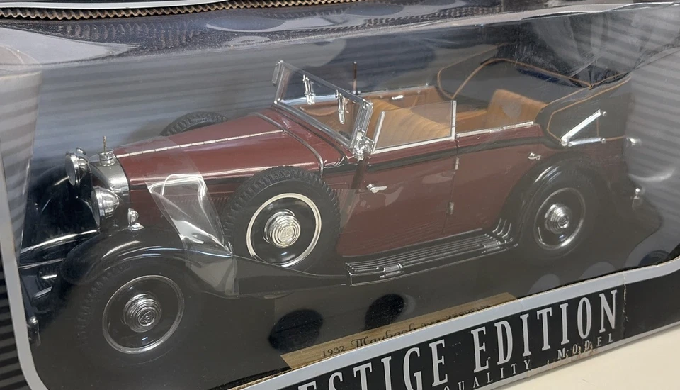 Anson 30413 1932 Maybach DS8 Zeppelin Convertible Diecast Model Car 1/18 Scale - Image 3 of 4