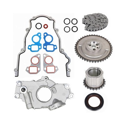 LABLT High Oil Pump W/ Timing Chain Gasket Kit For GM 4.8L 5.3L 6.0L LS1 LS2 LS3