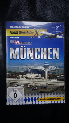 PC DVD ROM ''MEGA AIRPORT MÜNCHEN'' FLIGHT SIMULATOR X