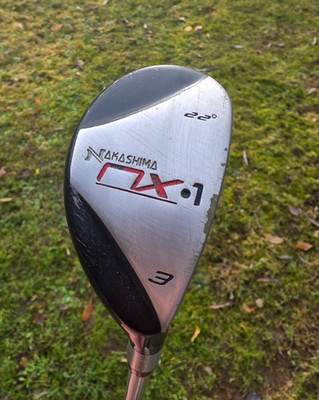 Nakashima NX1 Hybrid 3 - 22 Grad - Stiff Flex - Midsize Griff - Schnäppchen