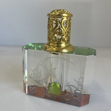 Crystal Fragrance Lamp by Alexandria Etched Reef KB904-R