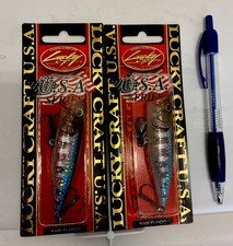 Lot Of 2 Lucky Craft G-Splash 80RT, Zebra MS ...