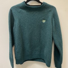 Uniqlo X Kaws Winter Lambswool Crewneck Green Sz M please read 