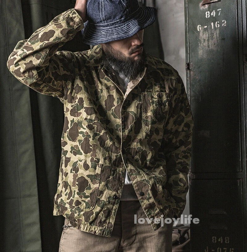 Bronson USMC P-42 Reversible Jacket Men's Workwear Duck Hunter Military Uniform