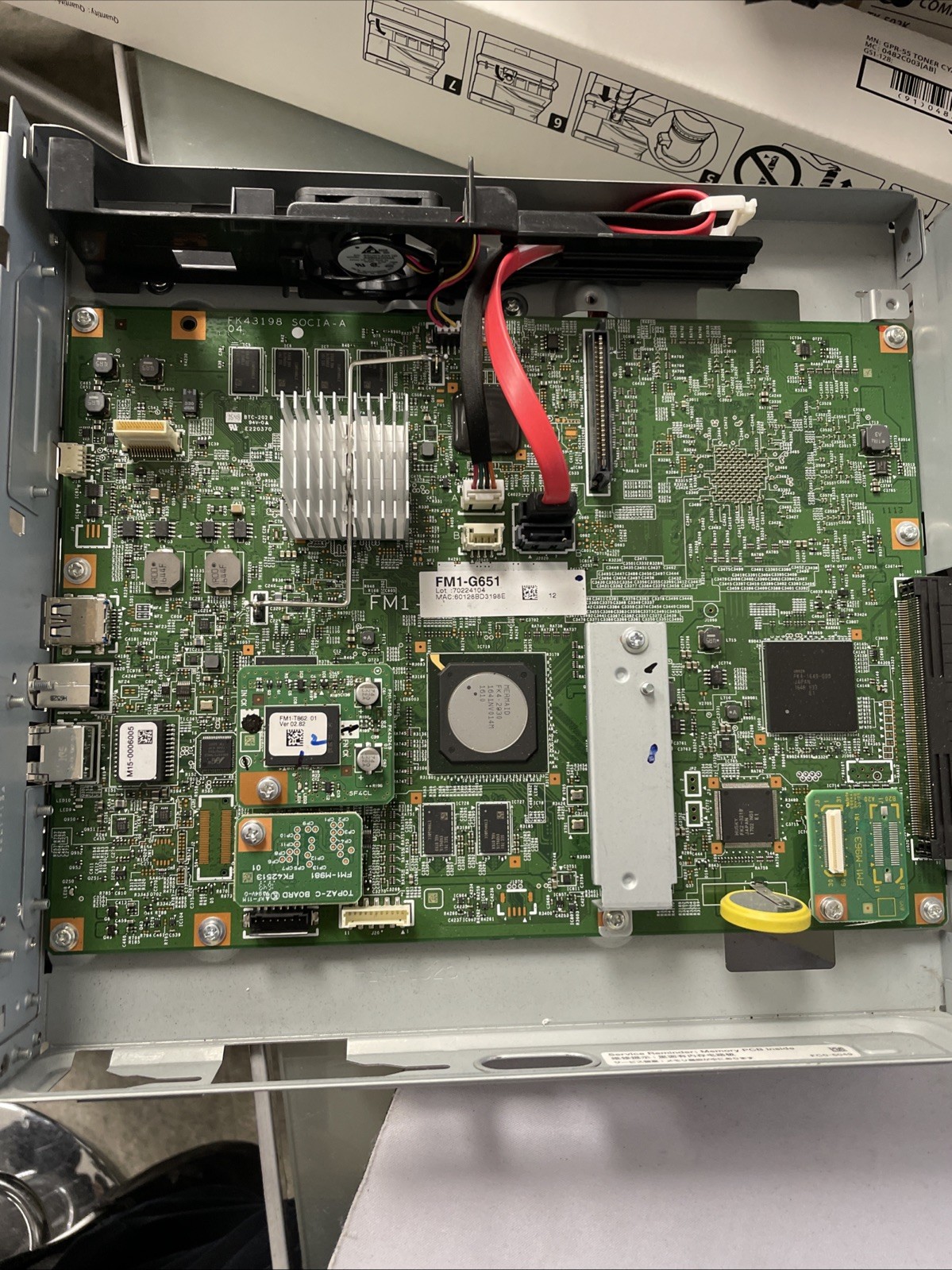 Genuine Canon PCB Main Controller PWB Board Assy for IR-ADV C5550i & C5550i II