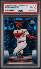 2023 BOWMAN CHROME SAPPHIRE ED #18 JORDAN WALKER ROOKIE RC PSA 10