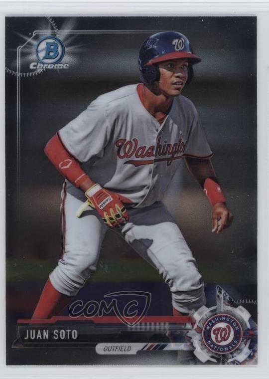 2017 Bowman Draft Chrome Juan Soto #BDC-162 1m7y