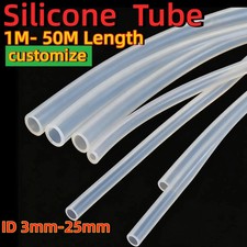 Food Grade Clear Translucent Silicone Vacuum Tube Beer Hose Pipe Soft Rubber