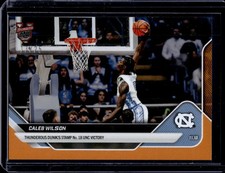 2025-26 Bowman U Now #17 Caleb Wilson Orange Foil #d /25