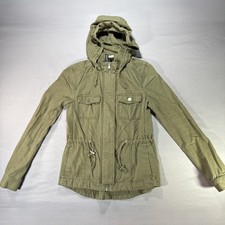 Divided Jacket Womens 2 Green Utility Hooded ...