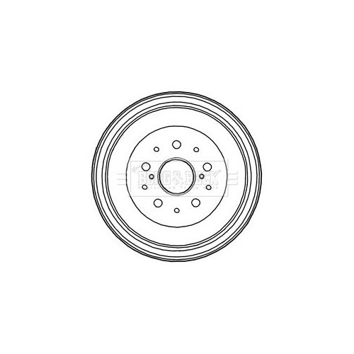 BORG & BECK Brake Drum BBR7227