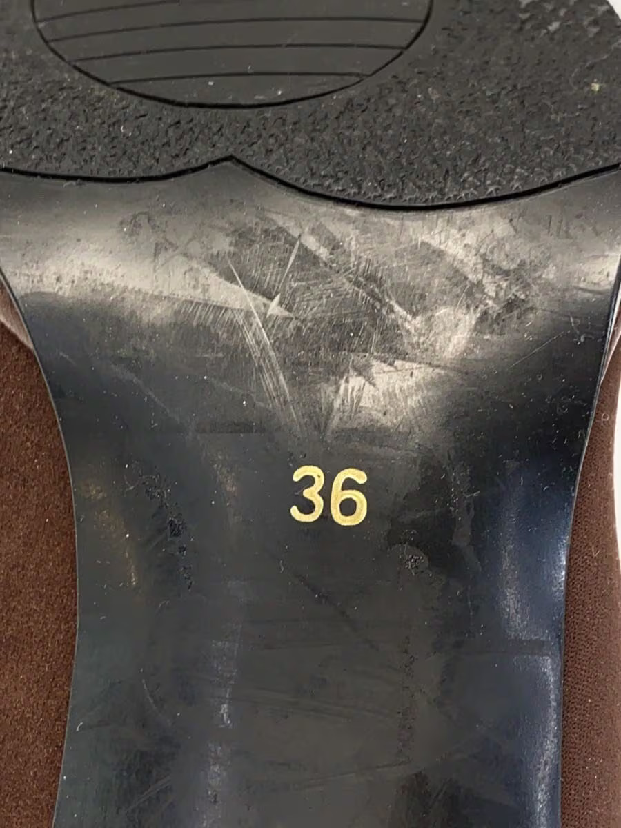 Yves Saint Laurent Pumps 36 Brw Suede Jlc43 thumbnail 5