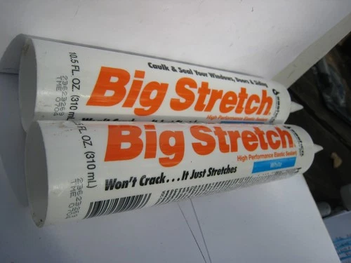 Sashco Big Stretch 10.5 Oz. Stretch Caulk White 2 Pack