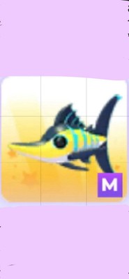 Mega Neon Black marlin  Adopt Me