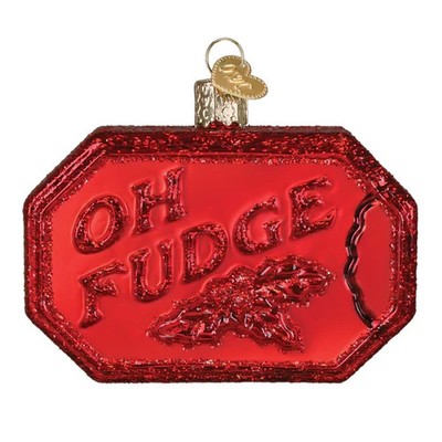 Old World Christmas OH FUDGE SOAP (32829) Glass Ornament w/ OWC Box