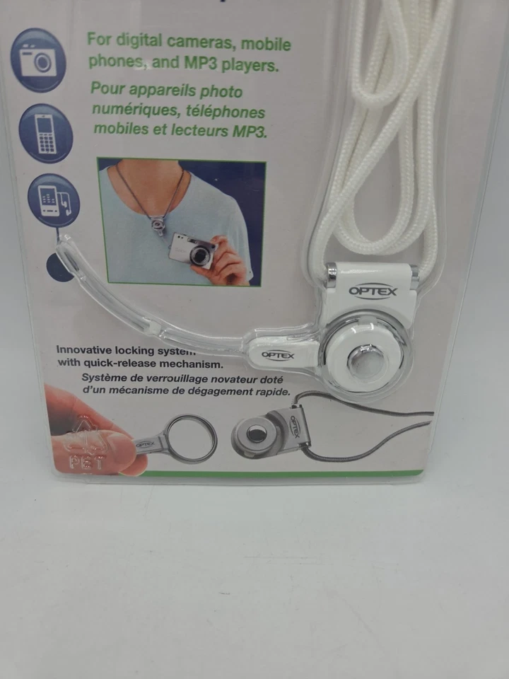 Optex Clicstrap Quick Release Neck Strap WHITE  Digital Compact Camera Gift Idea - Image 4 of 4
